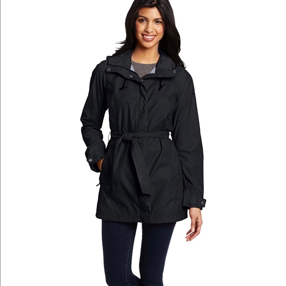 Columbia Pardon My Trench Rain Jacket Black XS